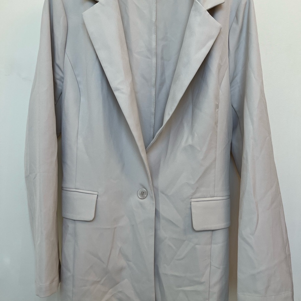 Sincerely Jules Light Gray Blazer